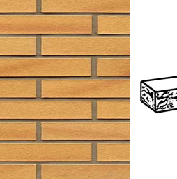 Кирпич клинкерный Muhr 02 Gelb Bunt готик, 240*90*40 мм по выгодной ценеКирпич клинкерный Muhr 02 Gelb Bunt готик, 240*90*40 мм