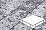 Плитка тротуарная Готика, City Granite FINERRO, Квадрат, Диорит, 500*500*80 мм