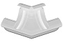 Угол желоба универсальный 135° BRAAS, 150/100 мм, ПВХ, белый