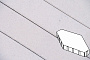 Плитка тротуарная Готика Profi, Зарядье без фаски, кристалл, частичный прокрас, б/ц, 600*400*100 мм