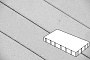 Плитка тротуарная Готика Profi, Плита, светло-серый, частичный прокрас, с/ц, 600*300*80 мм