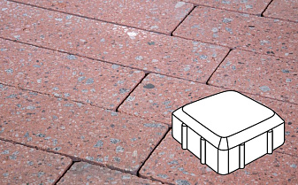 Плитка тротуарная Готика, Granite FINO, Старая площадь, Травертин, 160*160*60 мм