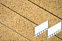 Плитка тротуарная Готика, City Granite FERRO, Плита AI, Жельтау, 700*500*80 мм
