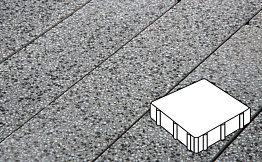 Плитка тротуарная Готика, Granite FINO, Квадрат, Белла Уайт, 300*300*80 мм