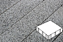 Плитка тротуарная Готика, Granite FINO, Квадрат, Белла Уайт, 300*300*80 мм