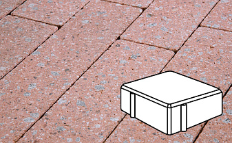 Плитка тротуарная Готика, Granite FINERRO, Квадрат, Травертин, 100*100*60 мм