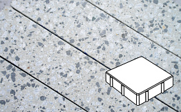 Плитка тротуарная Готика, City Granite FINERRO, Квадрат, Грис Парга, 200*200*60 мм
