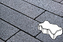 Плитка тротуарная Готика, Granite FINERRO, Зигзаг/Волна, Амфиболит, 225*112,5*60 мм