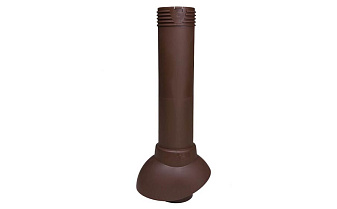 Вентиляционный выход канализации Vilpe 110/500, шоколадный