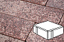 Плитка тротуарная Готика, Granite FINO, Квадрат, Сансет, 100*100*100 мм