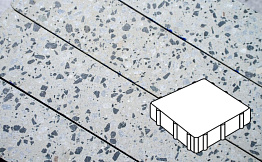Плитка тротуарная Готика, City Granite FINO, Квадрат, Грис Парга, 300*300*60 мм