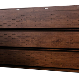 Софит Grand Line металлический полная перфорация 0,45 Print Premium с пленкой Cherry Wood Fresh