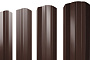 Штакетник М-образный А фигурный PurPro Matt RAL 8017 шоколад