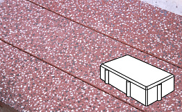 Плитка тротуарная Готика, Granite FINO, Брусчатка В.2.П.8, Емельяновский, 200*100*80 мм