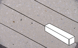 Плитка тротуарная Готика Granite FINERRO, ригель, Мансуровский 360*80*80 мм