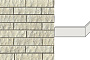 Угловой декоративный кирпич для навесных вентилируемых фасадов White Hills Толедо F400-15
