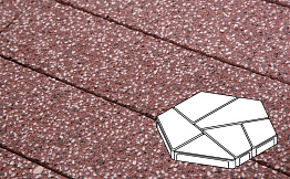 Плитка тротуарная Готика, Granite FINERRO, Полигональ, Емельяновский, 893*780*80 мм