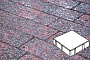 Плита тротуарная Готика Granite FINERRO, квадрат, Дымовский 200*200*80 мм