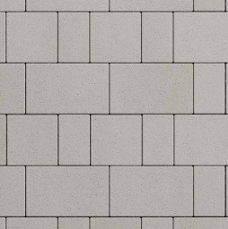 Плитка тротуарная Старый город А.1.Фсм.4 стандарт гладкий белый, комплект 3 шт, толщина 40 мм