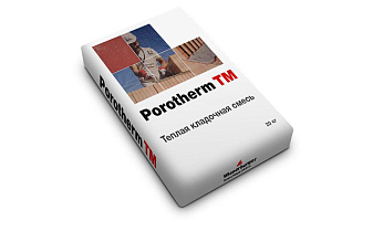 Теплый кладочный раствор Porotherm TM, зимний, 20 кг