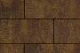 Плитка тротуарная Прямоугольник (Ла-Линия) Б.5.П.8 Листопад гранит Осень 600*300*80 мм