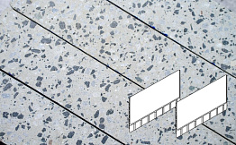 Плитка тротуарная Готика, City Granite FINO, Плита AI, Грис Парга, 700*500*80 мм