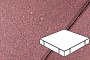 Плитка тротуарная Готика Profi, Квадрат, красный, частичный прокрас, с/ц, 500*500*100 мм