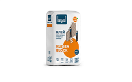Клей для укладки ячеистых блоков Bergauf KLEBEN BLOCK, 25 кг