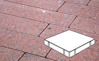 Плитка тротуарная Готика, City Granite FINO, Квадрат, Травертин, 600*600*100 мм