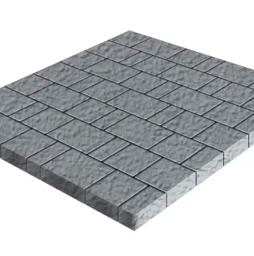 Плитка тротуарная SteinRus Бергамо А.6.Псм.4, Antico, серый, толщина 40 мм