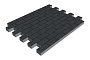 Плитка тротуарная SteinRus Прямоугольник Б.6.П.6, Native, черный, 200*100*60 мм