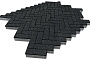 Плитка тротуарная SteinRus Паркет Б.2.П.6, Native, черный, 210*70*60 мм
