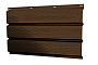 Софит металлический Grand Line с полной перфорацией, сталь 0,45 мм Print Elite, Choco Wood