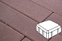 Плитка тротуарная Готика Profi, Старая площадь, темно-коричневый, частичный прокрас, с/ц, 160*160*60 мм