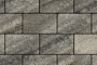 Плитка тротуарная Прямоугольник (Ла-Линия) Б.1.П.8 Листопад гранит Антрацит, 300*200*80 мм