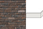 Угловой декоративный кирпич для навесных вентилируемых фасадов White Hills Бремен брик F306-45