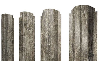 Штакетник П-образный А фигурный Print Elite Nordic Wood