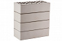 Кирпич облицовочный пустотелый ЛСР светло-серый гладкий, утолщенные стенки, М175, 250*120*65 мм