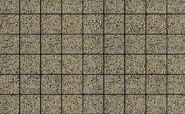 Плитка тротуарная Квадрат (ЛА-Линия) А.3.К.4 Гранит+ желтый с черным 100*100*40 мм