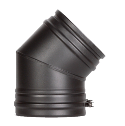 Отвод Schiedel PERMETER 50 30 град. черный, D 250/350 мм
