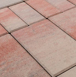 Плитка тротуарная BRAER Мозаика Color Mix Фламинго, толщина 60 мм