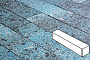 Плитка тротуарная Готика, City Granite FINO, Ригель, Азул Бахия, 360*80*80 мм