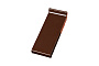 Клинкерный водоотлив Terca Dark brown глазурованный, 280*105*30 мм