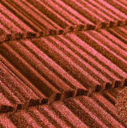 Композитная черепица рядовая Metrotile Shake Terracotta