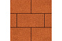 Плитка тротуарная SteinRus Парк Плейс Б.3.П.8 Native, оранжевый, 600*300*80 мм