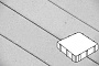 Плитка тротуарная Готика Profi, Квадрат, светло-серый, полный прокрас, с/ц, 300*300*40 мм