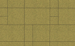 Плитка тротуарная Грандо Б.9.Ф.6см гранит желтый