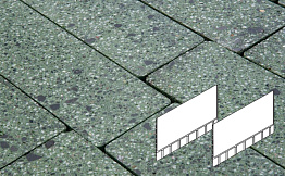Плитка тротуарная Готика, City Granite FINO, Плита AI, Порфир, 700*500*80 мм