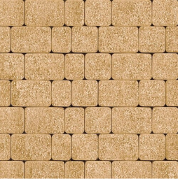 Плитка тротуарная SteinRus Инсбрук Альт Б.1.Фсм.6, Old-age, песочный, толщина 60 мм