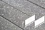 Плитка тротуарная Готика, Granite FINO, Плита AI, Ильменит, 700*500*80 мм
